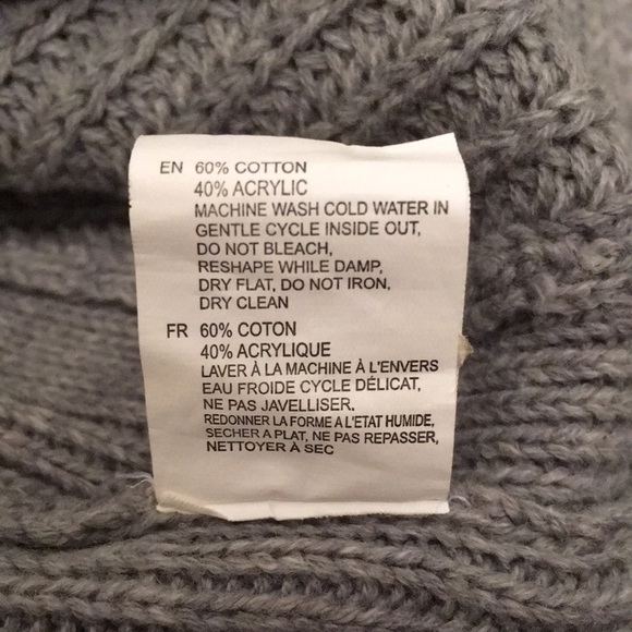 Grey Knit Sweater NWT - Picture 5 of 5